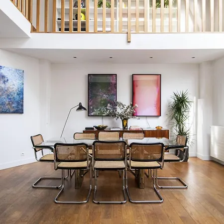 Lägenhet Loft De Luxe Avec Terrasse A Pigalle *